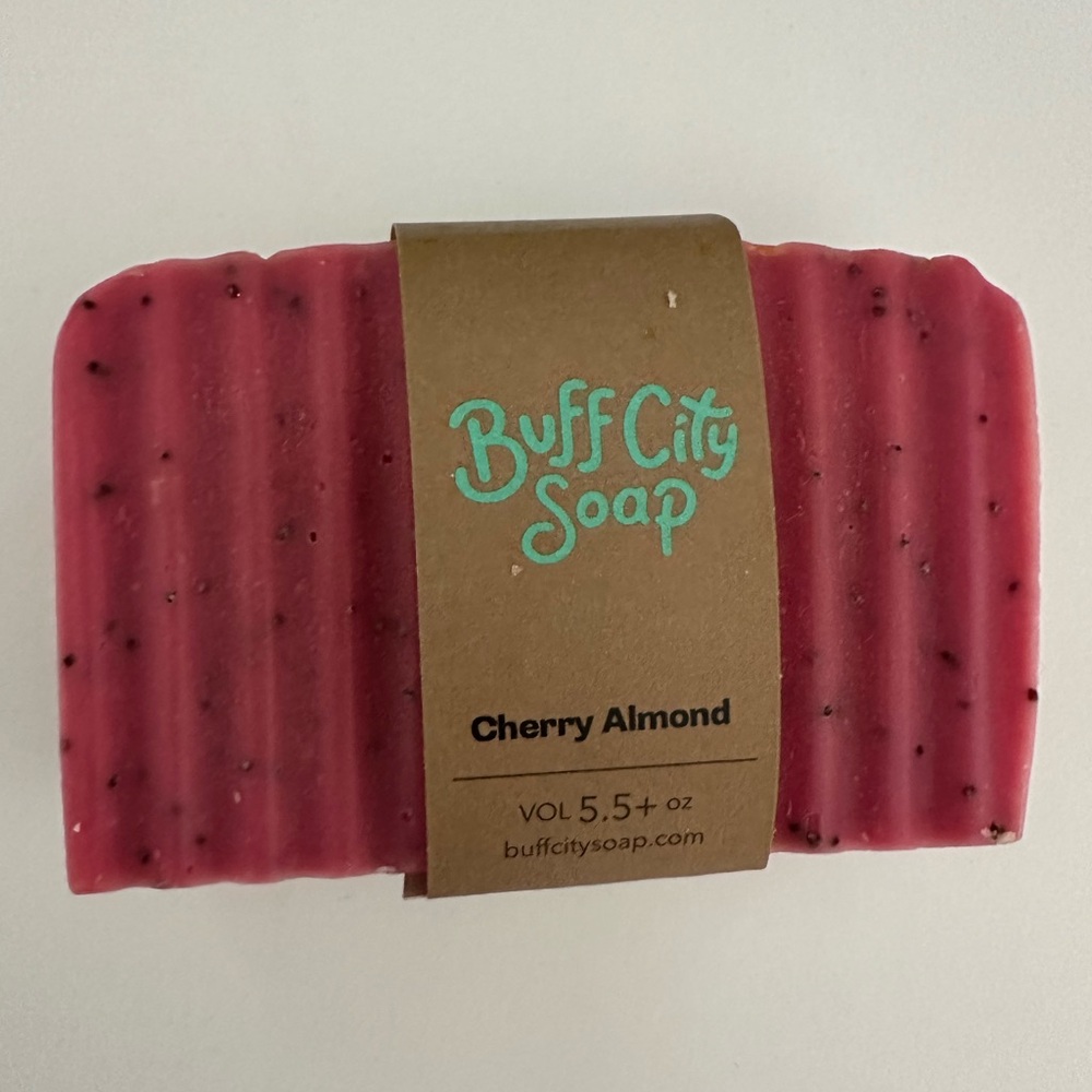 Buff City Soap Cherry Almond bar